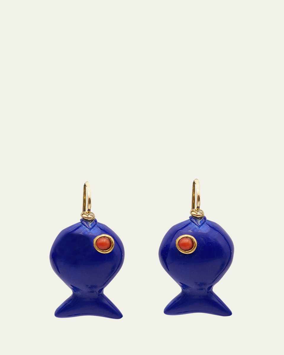 Monachina Little Fish Resin Earrings